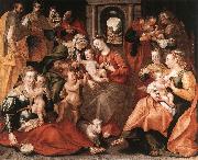 The Family of St Anne aer, VOS, Marten de